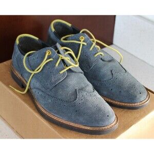 Goodwin Smith Bucking Good Shoes Ewood Suede Brogue Men 9 Grey